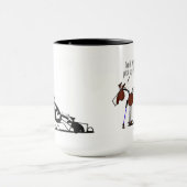 おもしろいな馬の漫画 マグカップ (中央)