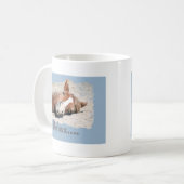 おもしろいな馬: リラックスして下さい コーヒーマグカップ (正面左)