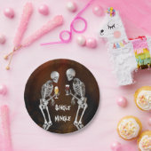 おもしろいな骨組カクテルパーティーの紙皿 ペーパープレート (パーティー)