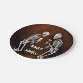 おもしろいな骨組カクテルパーティーの紙皿 ペーパープレート (アングル)