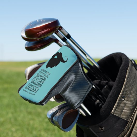 おもしろいな髭がある人の引用文 ゴルフヘッドカバー (インサイチュ)