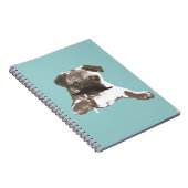 おもしろいな髭のパグ ノートブック (右側)