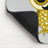 おもしろいな髭のフクロウ マウスパッド (コーナー)