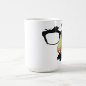 おもしろいな髭のマグ コーヒーマグカップ (中央)