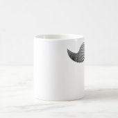 おもしろいな髭のマグ コーヒーマグカップ (中央)