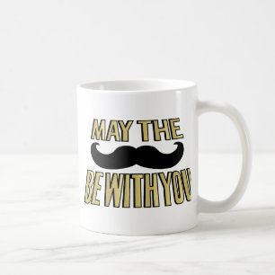 おもしろいな髭5月はあなたとstacheあります コーヒーマグカップ