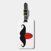 おもしろいな髭 ラゲッジタグ (正面縦)