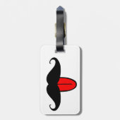 おもしろいな髭 ラゲッジタグ (裏面縦)