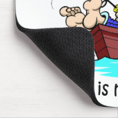 おもしろいな魚釣りの退職 マウスパッド (コーナー)