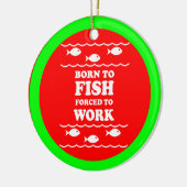 おもしろいな魚釣り セラミックオーナメント (左)