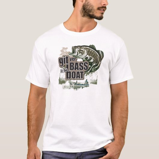 おもしろいな魚釣り Tシャツ (正面)