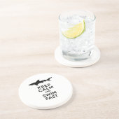 おもしろいな鮫の警告-平静を保ち、速く泳いで下さい コースター (側面)