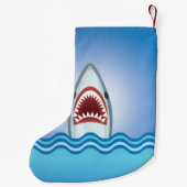 おもしろいな鮫 スモールクリスマスストッキング (裏面)