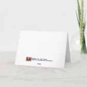 おもしろいな鳥-あなたの考えることは梳きます カード (裏面)