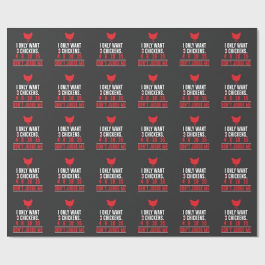 おもしろいな鶏のことわざ-アニマル・ファームのギフトの農家 ラッピングペーパー (フラット)