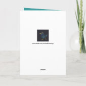 おもしろいな鶏のハッピーイースターのオンドリ年挨拶C シーズンカード (裏面)