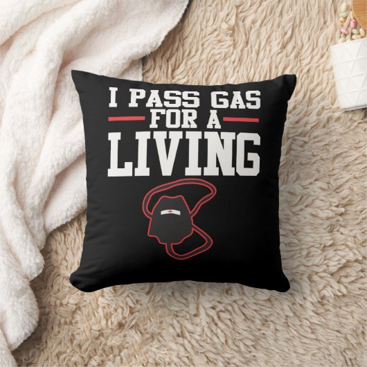 おもしろいな麻酔医の麻酔のギフトのパスのガス クッション (ブランケット)