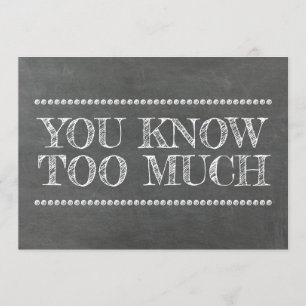 おもしろいな黒板の新婦付添人/メイド・オブ・オーナー（花嫁付き添い人） 招待状