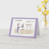 おもしろいな黙想のハッピーバースデーの挨拶状 カード (黄色い花)