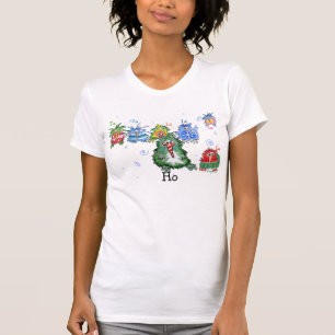 おもしろいな7羽のクリスマスの漫画のキーウィの鳥 Tシャツ