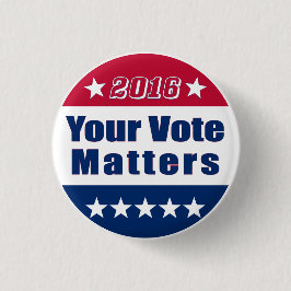 おもしろいな|あなたの投票Matters|選挙2016年 缶バッジ