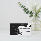 おもしろいな（ばちゃばちゃ）跳ねる 名刺 (スタンド正面)