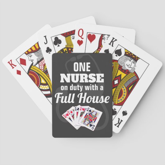 おもしろいな"ナース演劇カード"の政治トランプ トランプ (裏面)