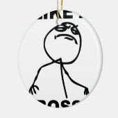 おもしろいな"ボスのように"のミーム セラミックオーナメント (左)