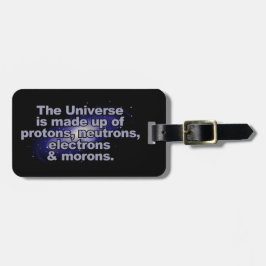 おもしろいな"宇宙"カスタムな荷物のラベル ラゲッジタグ