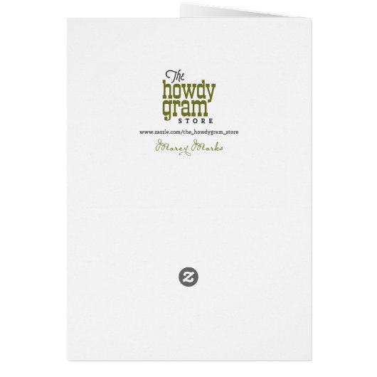 おもしろいな"実際に大きいディル"のピクルスのバースデー・カード (裏面)