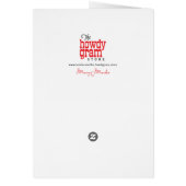 おもしろいな"小さいカウボーイ"の内部の子供のバースデー・カード (裏面)