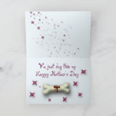 おもしろいな"母の日"カードw/Bassetは追跡しましたり及び主演します カード (内部)