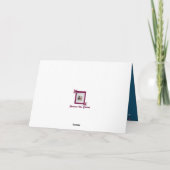 おもしろいな"父の日"カードw/Bassetは追跡しましたり及び主演します カード (裏面)