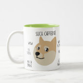 おもしろいな"総督"のミームのコーヒー・マグ ツートーンマグカップ (左)