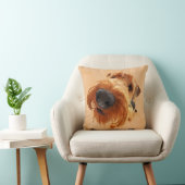 おもしろいなAiredaleテリア クッション (椅子)