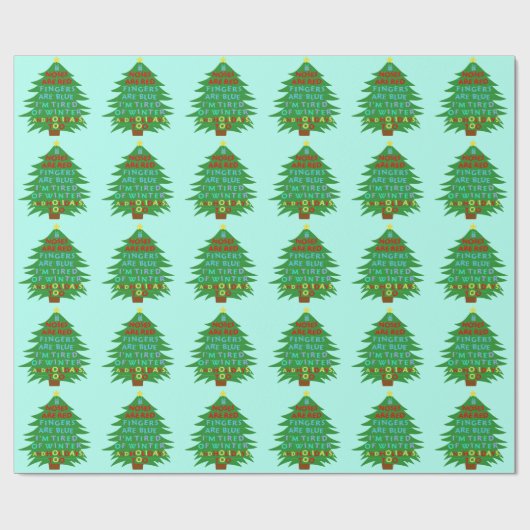 おもしろいなBahのばかばかしいクリスマスの詩 ラッピングペーパー (フラット)