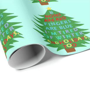 おもしろいなBahのばかばかしいクリスマスの詩 ラッピングペーパー
