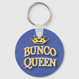 おもしろいなBuncoの女王の水彩画の王冠 キーホルダー