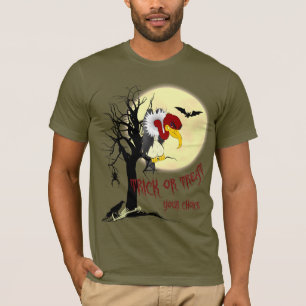 おもしろいなBuzzardのトリック・オア・トリートのワイシャツ Tシャツ