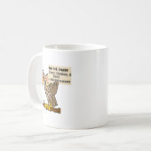 おもしろいなBuzzard弁護士の冗談の漫画 コーヒーマグカップ (正面左)