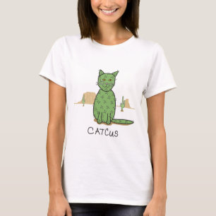 おもしろいなCatcusのサボテンのスケッチ Tシャツ