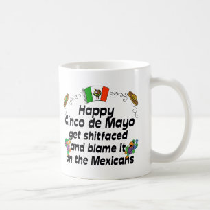 おもしろいなCinco deメーヨーのコーヒー・マグ コーヒーマグカップ
