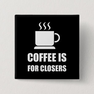 おもしろいなClosersの販売Repのためのコーヒー 缶バッジ
