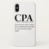 おもしろいなCPAの米国公認会計士定義 Case-Mate iPhoneケース (裏面)