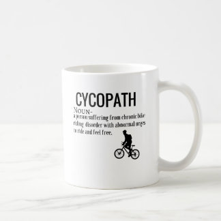 おもしろいなCycopathの名詞のデザイン辞書定義 コーヒーマグカップ