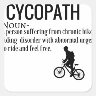 おもしろいなCycopathの名詞のデザイン辞書定義 スクエアシール