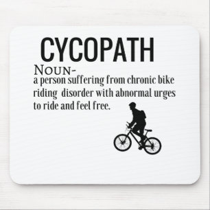 おもしろいなCycopathの名詞のデザイン辞書定義 マウスパッド