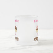 おもしろいなEndocrinologist フロストグラスマグカップ (中央)