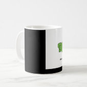 おもしろいなFlorkyのダンプの切札のマグ コーヒーマグカップ (正面左)