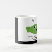 おもしろいなFlorkyのダンプの切札のマグ コーヒーマグカップ (中央)